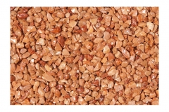 Drť - červená - frakce 2-5mm 25kg bal